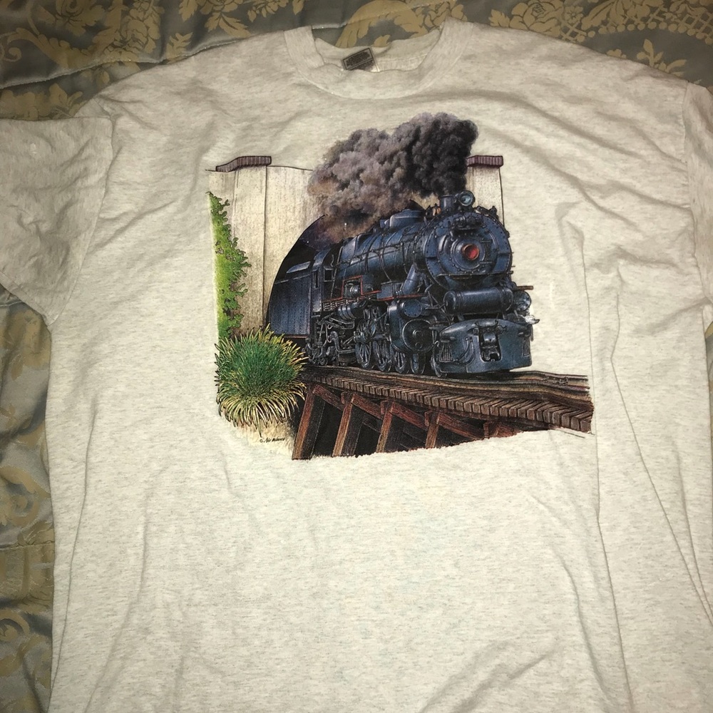 Men’s vintage railway TEE fruit of the loom XXL